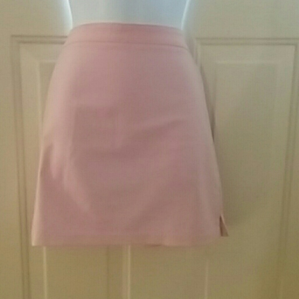 Pink mini skirt
